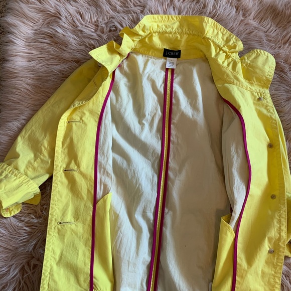 J. Crew Ruffle Neck Yellow Jacket size 2 - Picture 3 of 6